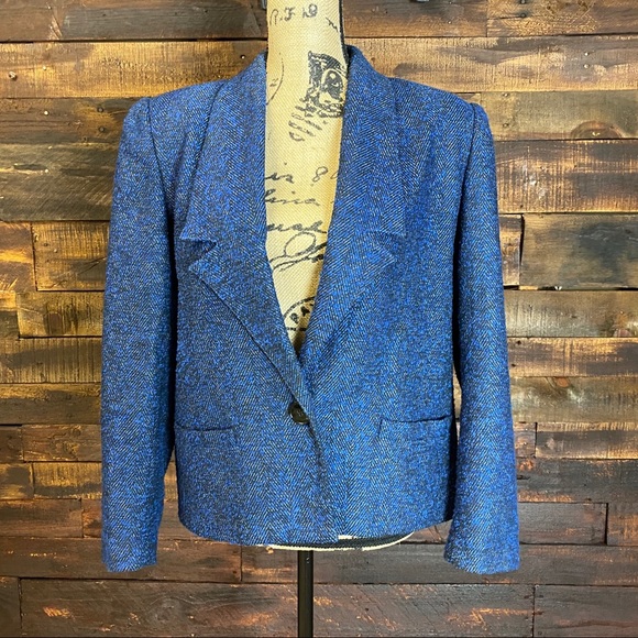Sasson Blue & Black Jacket - Picture 1 of 10